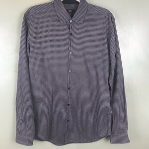 Hugo Boss slim fit checkered shirt M